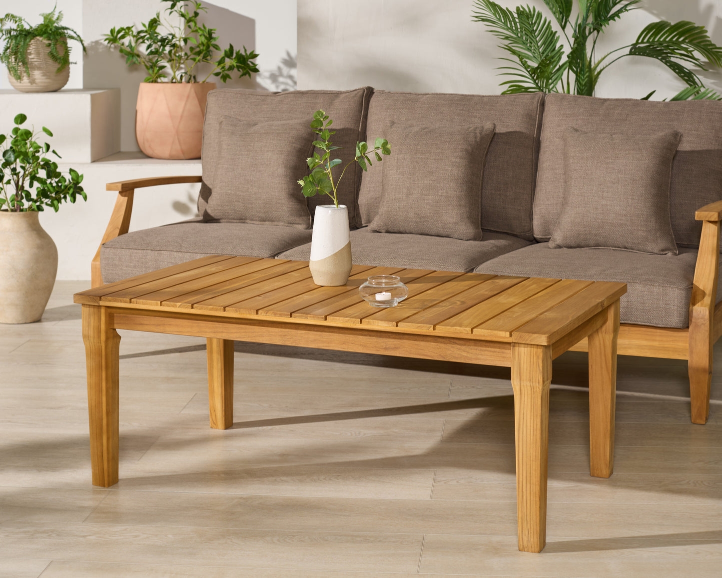 Martinique Teakwood Patio Coffee Table