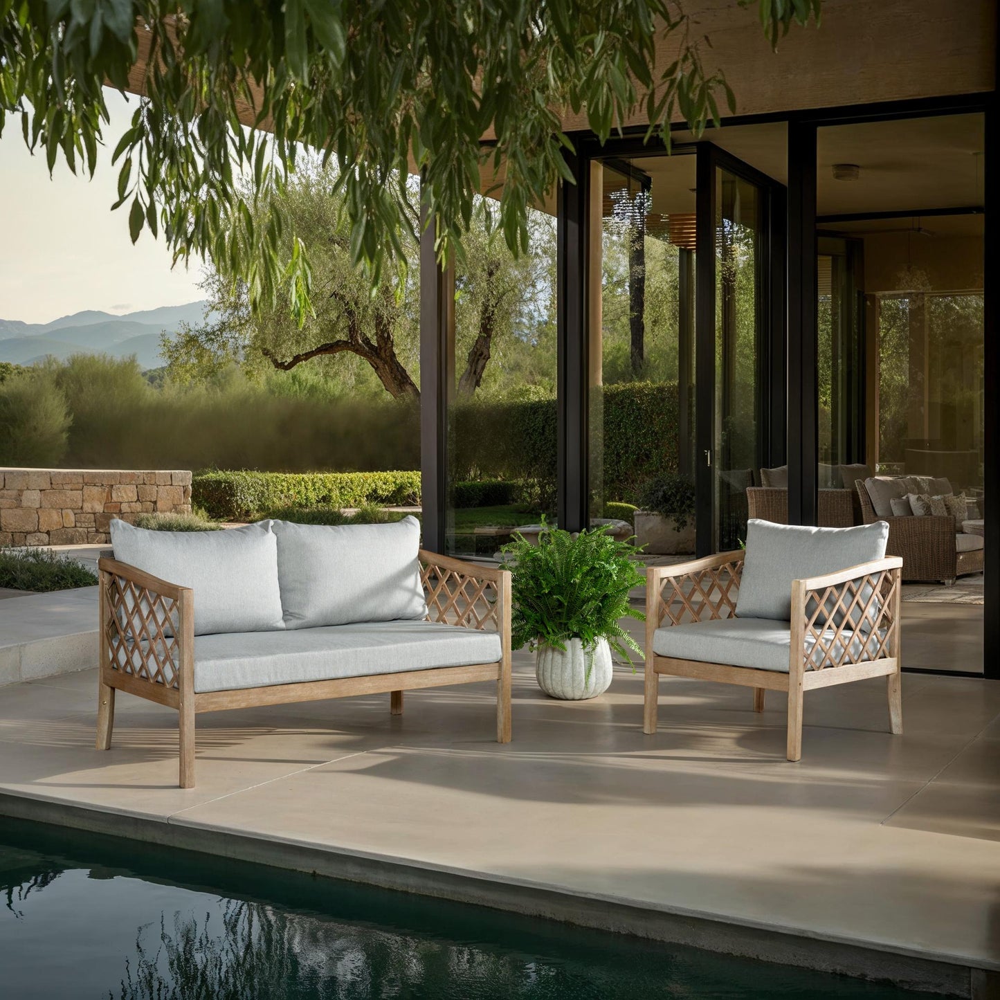 Fiji Wood Patio Chair