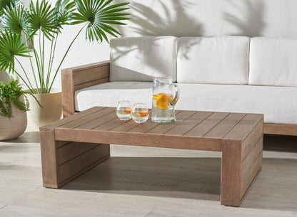 Santiago Eucalyptus Patio Coffee Table