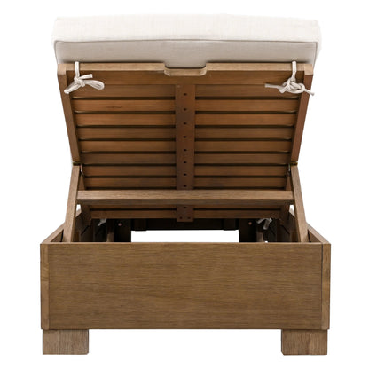 Blanquilla Eucalyptus Chaise Lounge