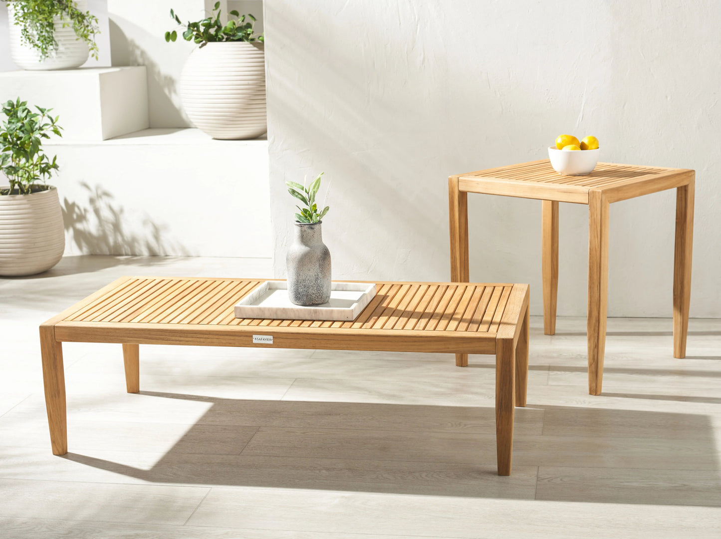 Samoa Brazilian Teak Patio Accent Table