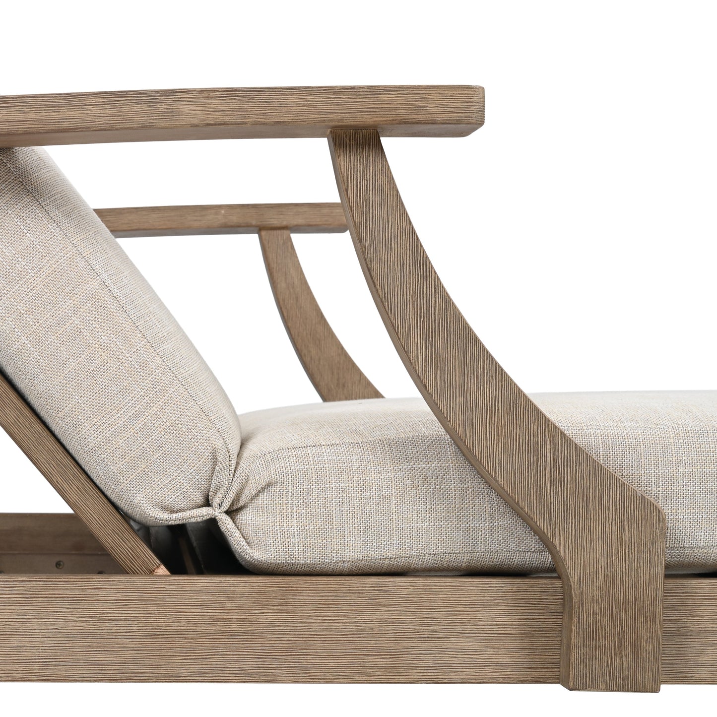 Martinique Wood Patio Chaise Lounge