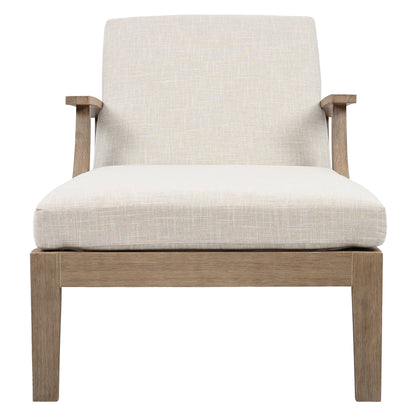 Martinique Wood Patio Chaise Lounge