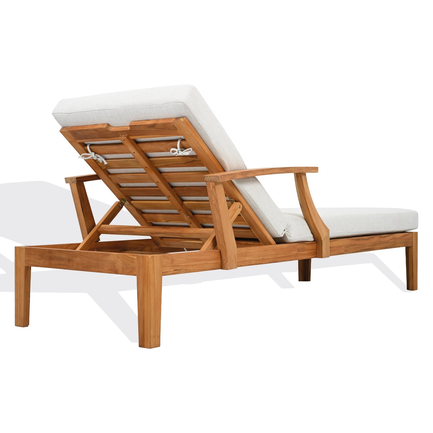 Martinique Teakwood Patio Chaise Lounge