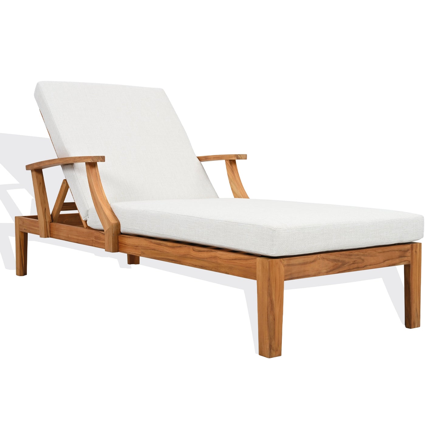 Martinique Teakwood Patio Chaise Lounge