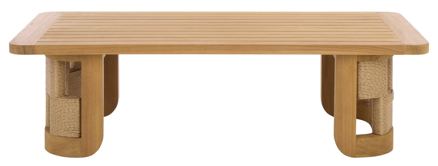 Skipper Teak And Hyacinth Outdoor Coffee Table