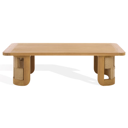 Skipper Teak And Hyacinth Outdoor Coffee Table