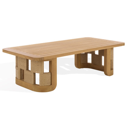 Skipper Teak And Hyacinth Outdoor Coffee Table