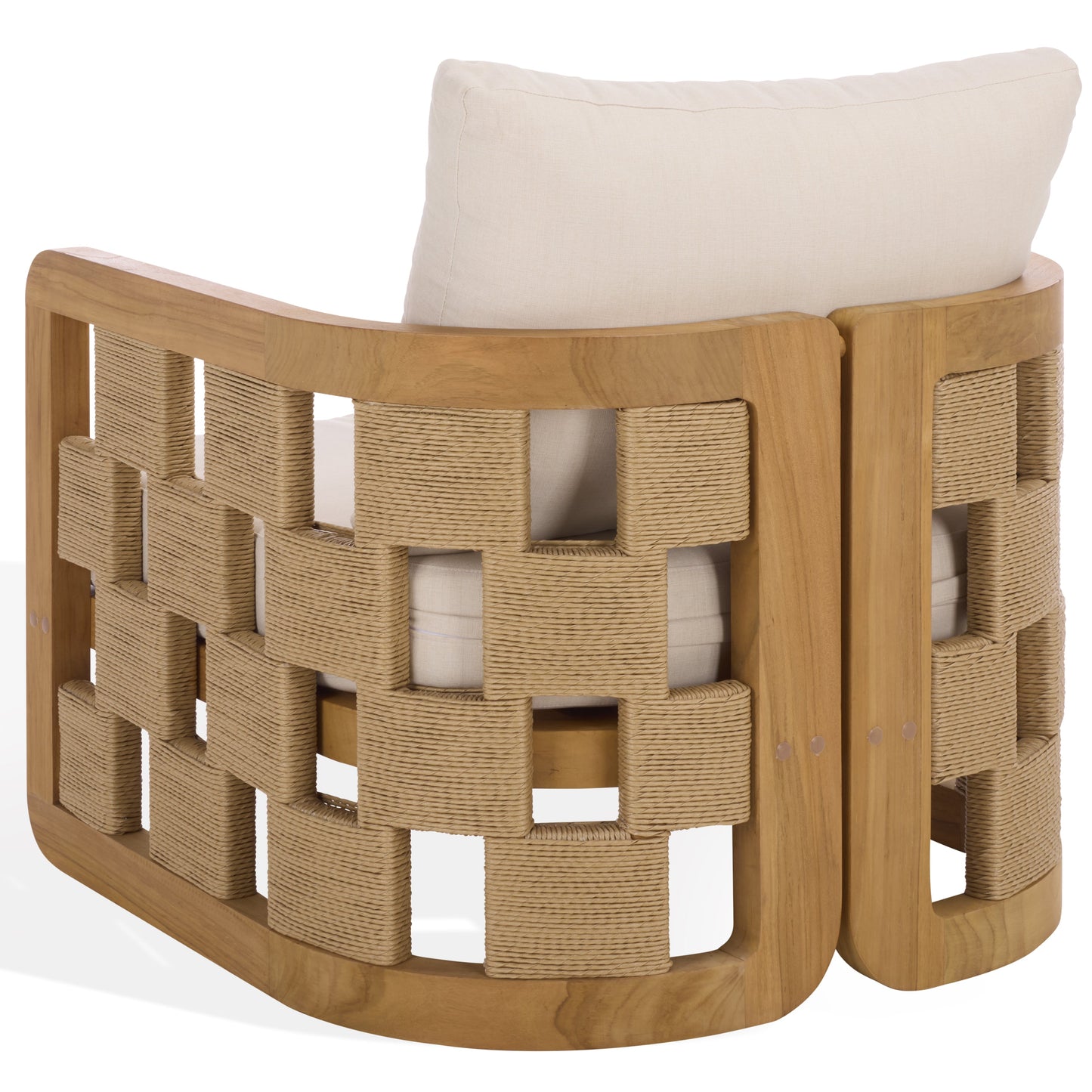 Skipper Teak And Hyacinth Patio Chair