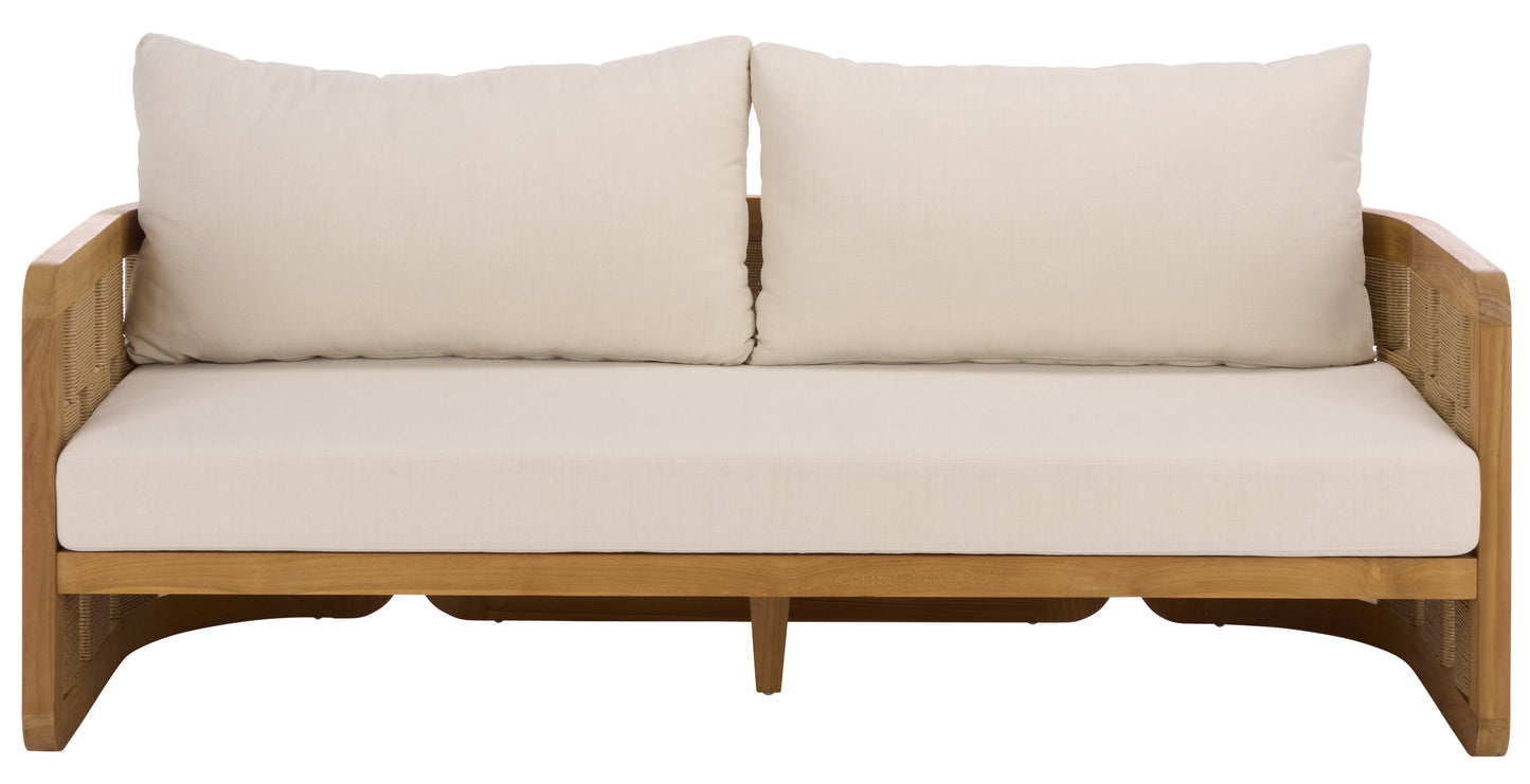 Skipper Teak And Hyacinth Patio Sofa