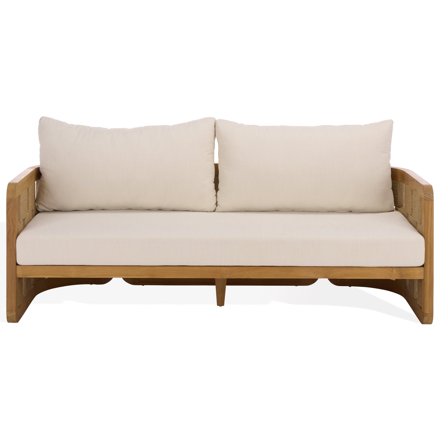 Skipper Teak And Hyacinth Patio Sofa