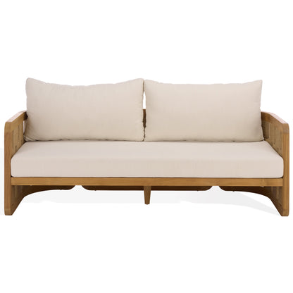 Skipper Teak And Hyacinth Patio Sofa