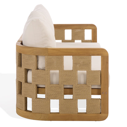 Skipper Teak And Hyacinth Patio Sofa