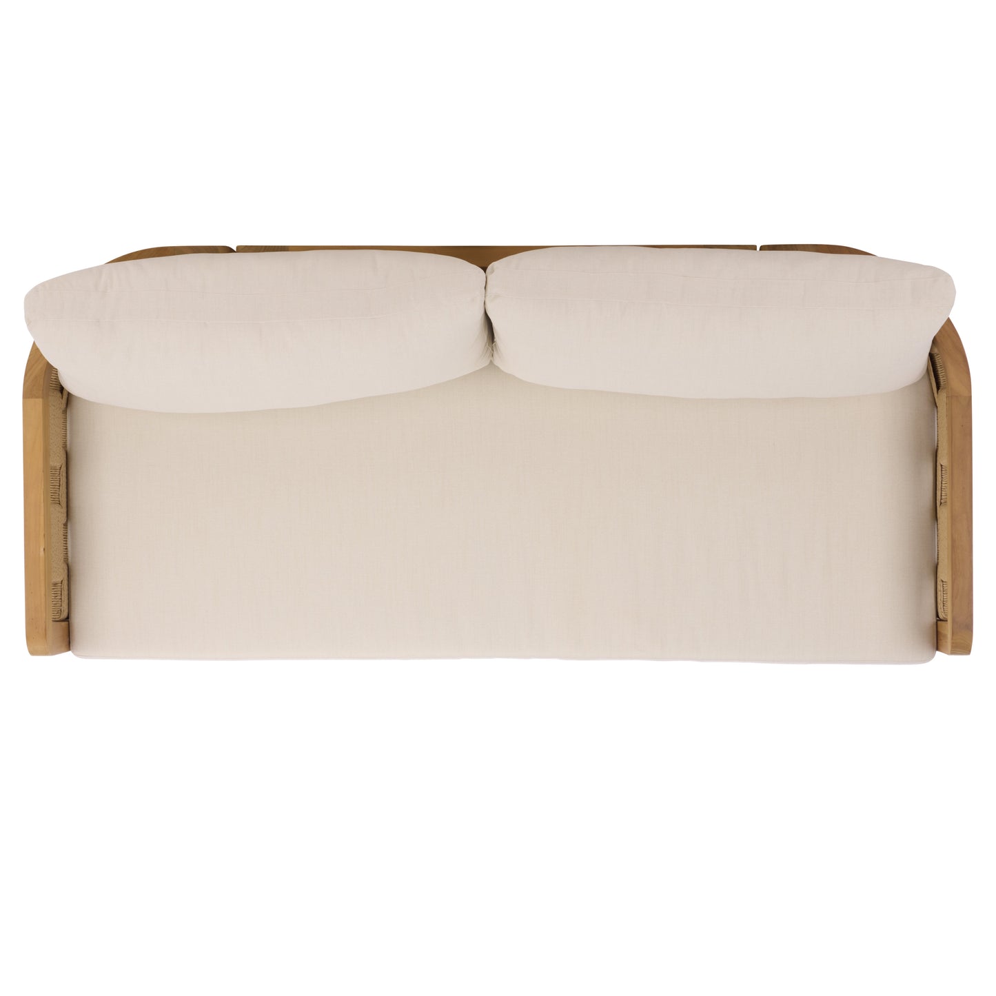 Skipper Teak And Hyacinth Patio Sofa