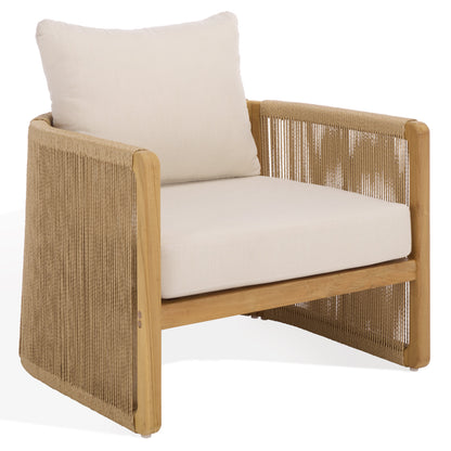 Gale Teak And Hyacinth Patio Chair