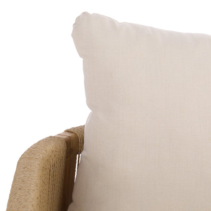 Gale Teak And Hyacinth Patio Sofa