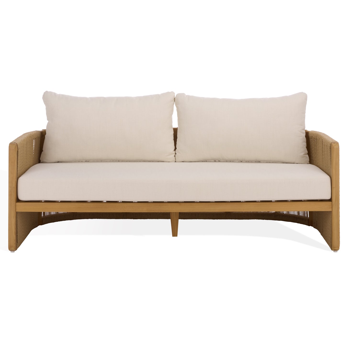 Gale Teak And Hyacinth Patio Sofa