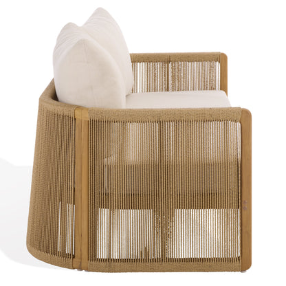 Gale Teak And Hyacinth Patio Sofa