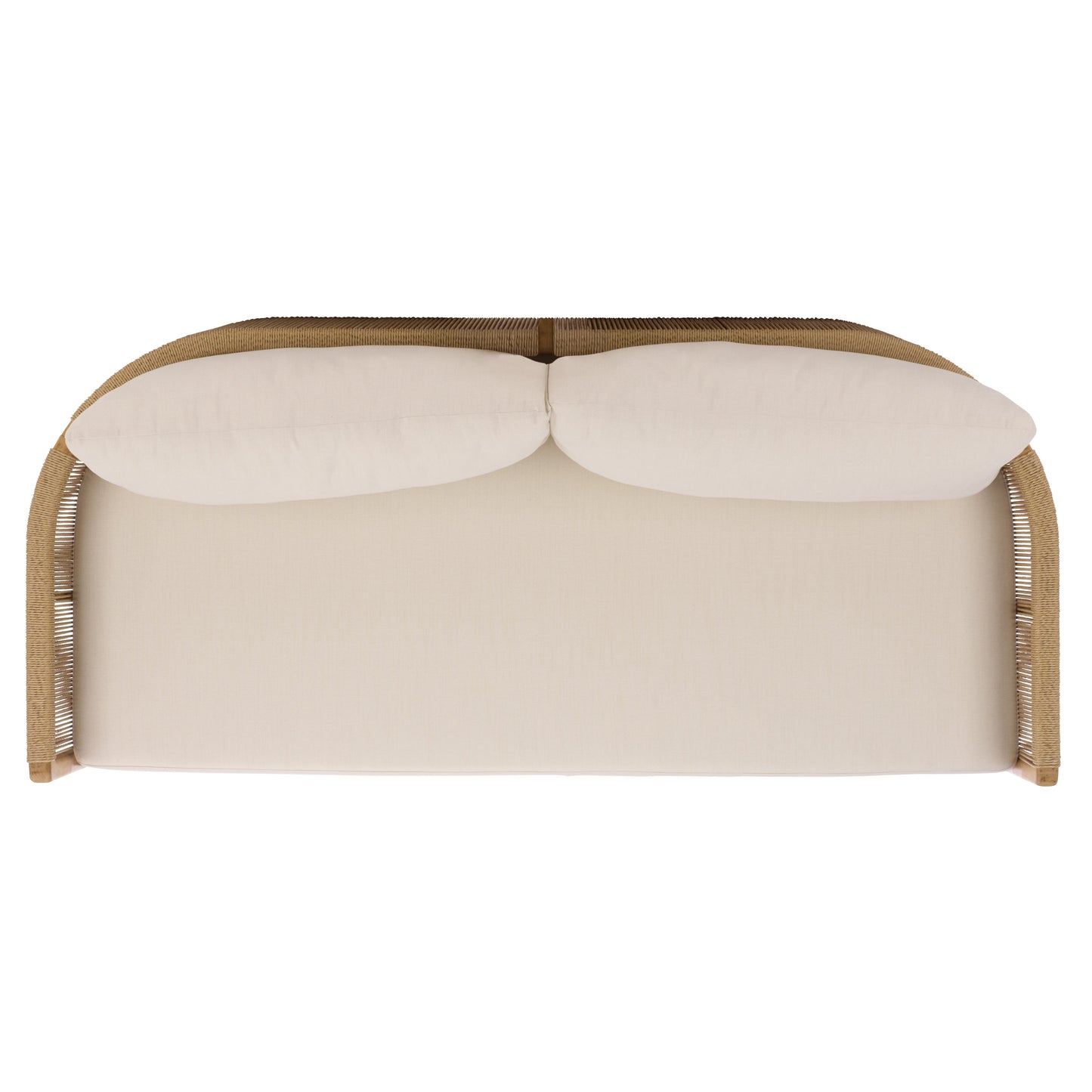 Gale Teak And Hyacinth Patio Sofa