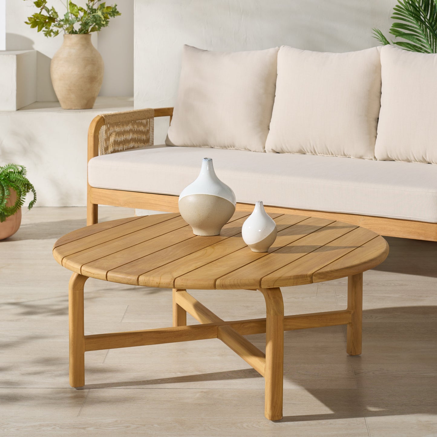 Rogers Teak Outdoor Coffee Table