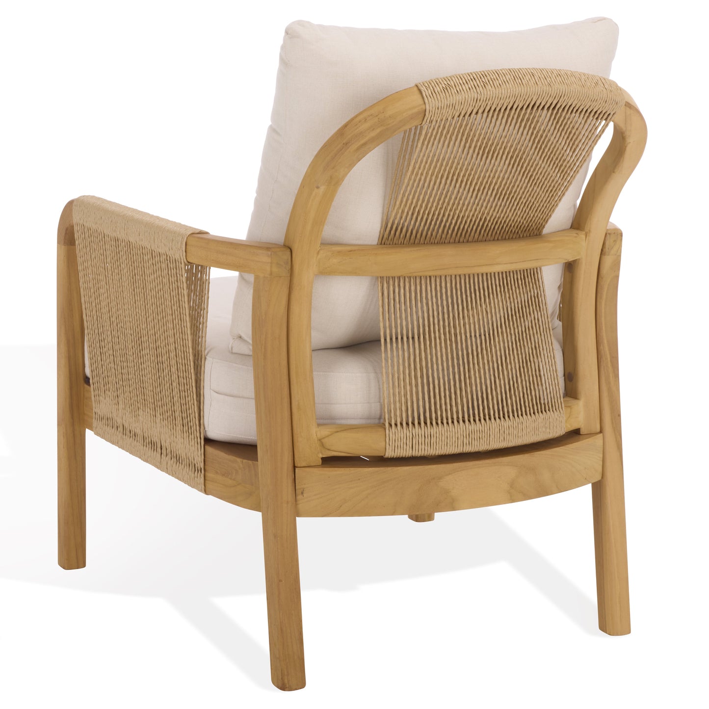 Rogers Teak And Hyacinth Patio Chair