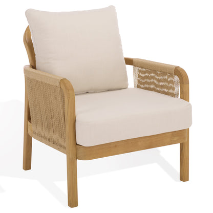 Rogers Teak And Hyacinth Patio Chair