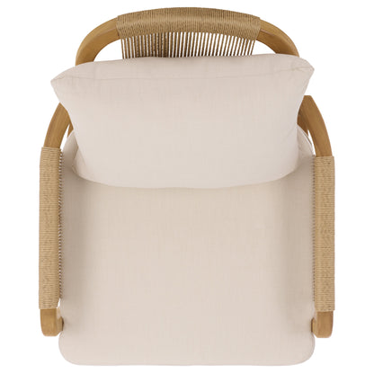 Rogers Teak And Hyacinth Patio Chair