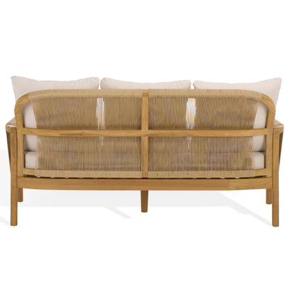 Rogers Teak And Hyacinth Patio Sofa