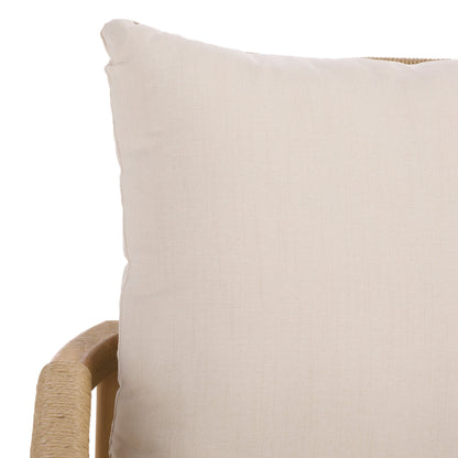 Rogers Teak And Hyacinth Patio Sofa