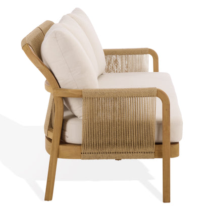 Rogers Teak And Hyacinth Patio Sofa