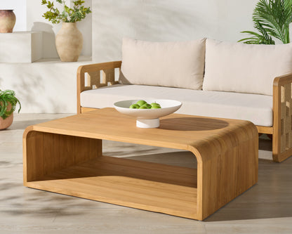Cove Teak Outdoor Coffee Table