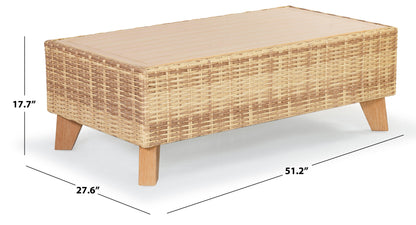 Margarita Wicker Coffee Table