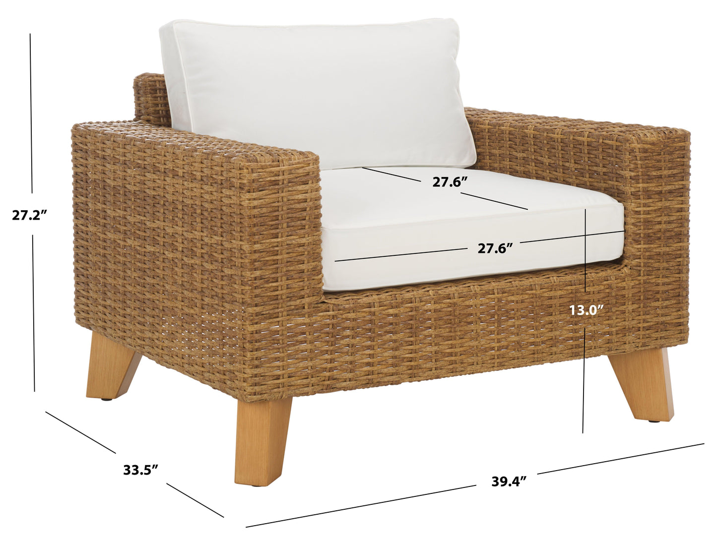 Margarita Wicker Patio Chair