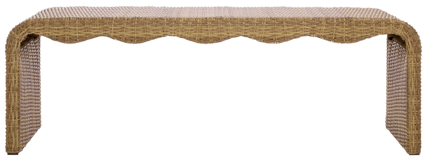 Lynsee Wicker Bench