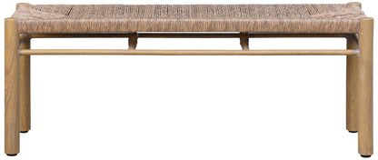 Romona Rattan Weaving Outdoor Bench