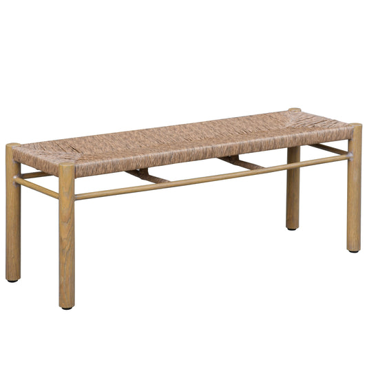 Romona Rattan Weaving Outdoor Bench