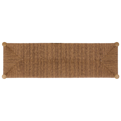 Romona Rattan Weaving Outdoor Bench