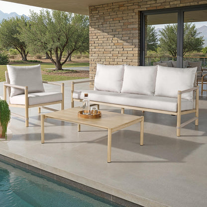 Dorianna Aluminum Patio Sofa