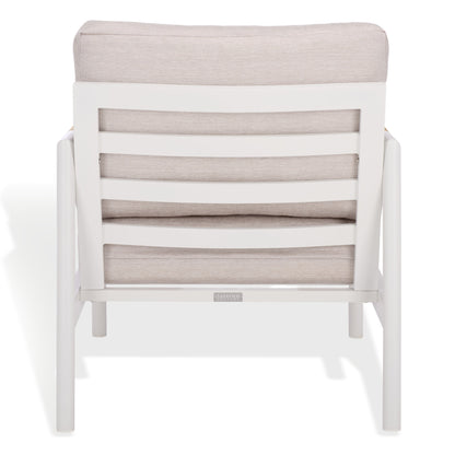 Chryssa Aluminum And Teak Patio Chair