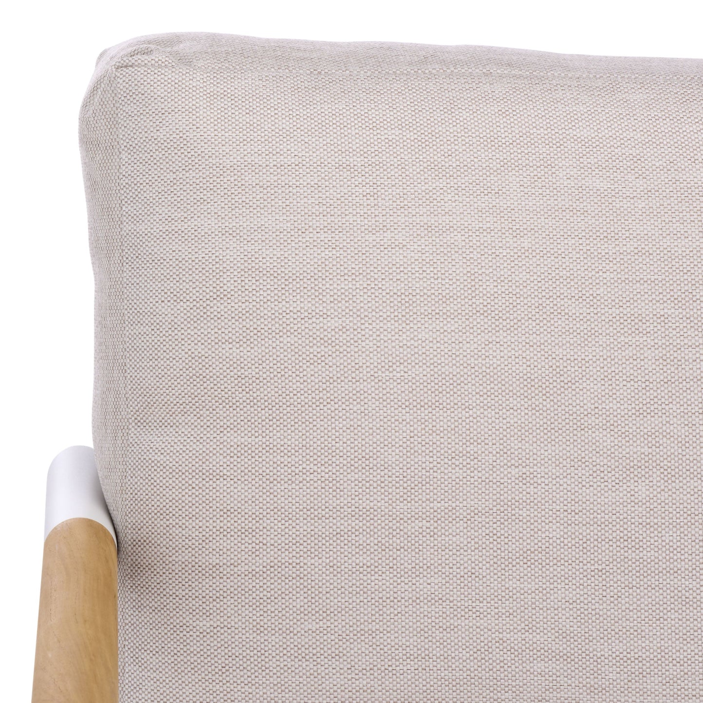 Chryssa Aluminum And Teak Patio Chair