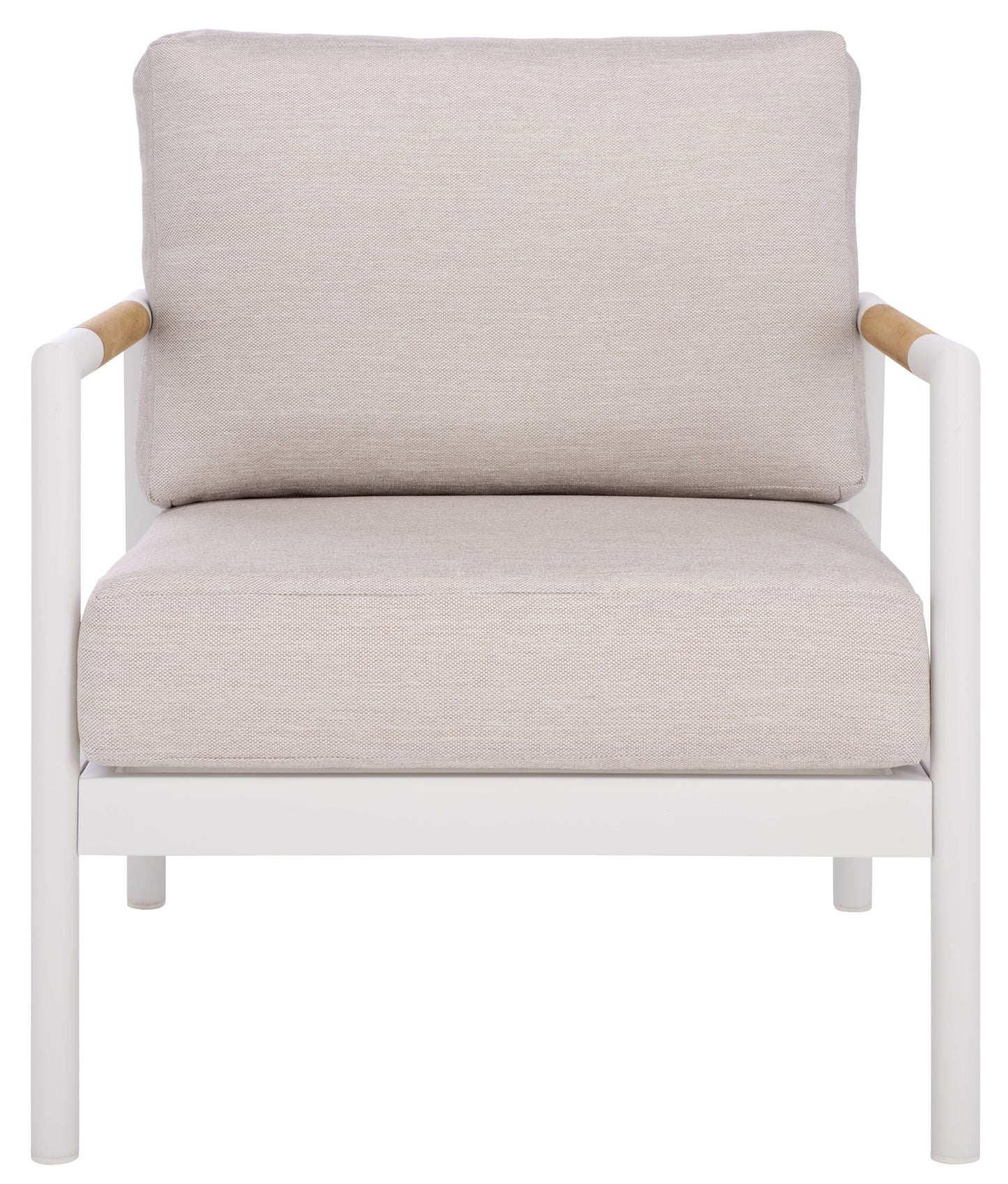 Chryssa Aluminum And Teak Patio Chair