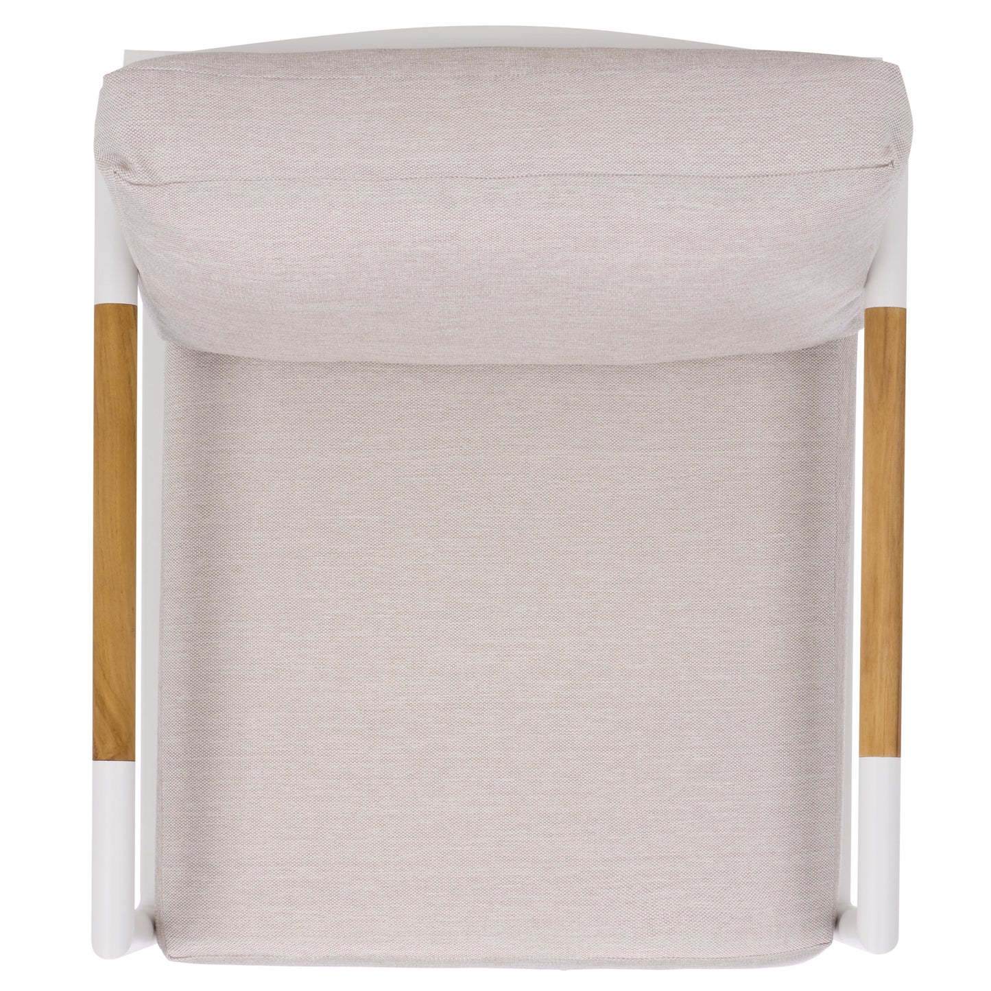 Chryssa Aluminum And Teak Patio Chair