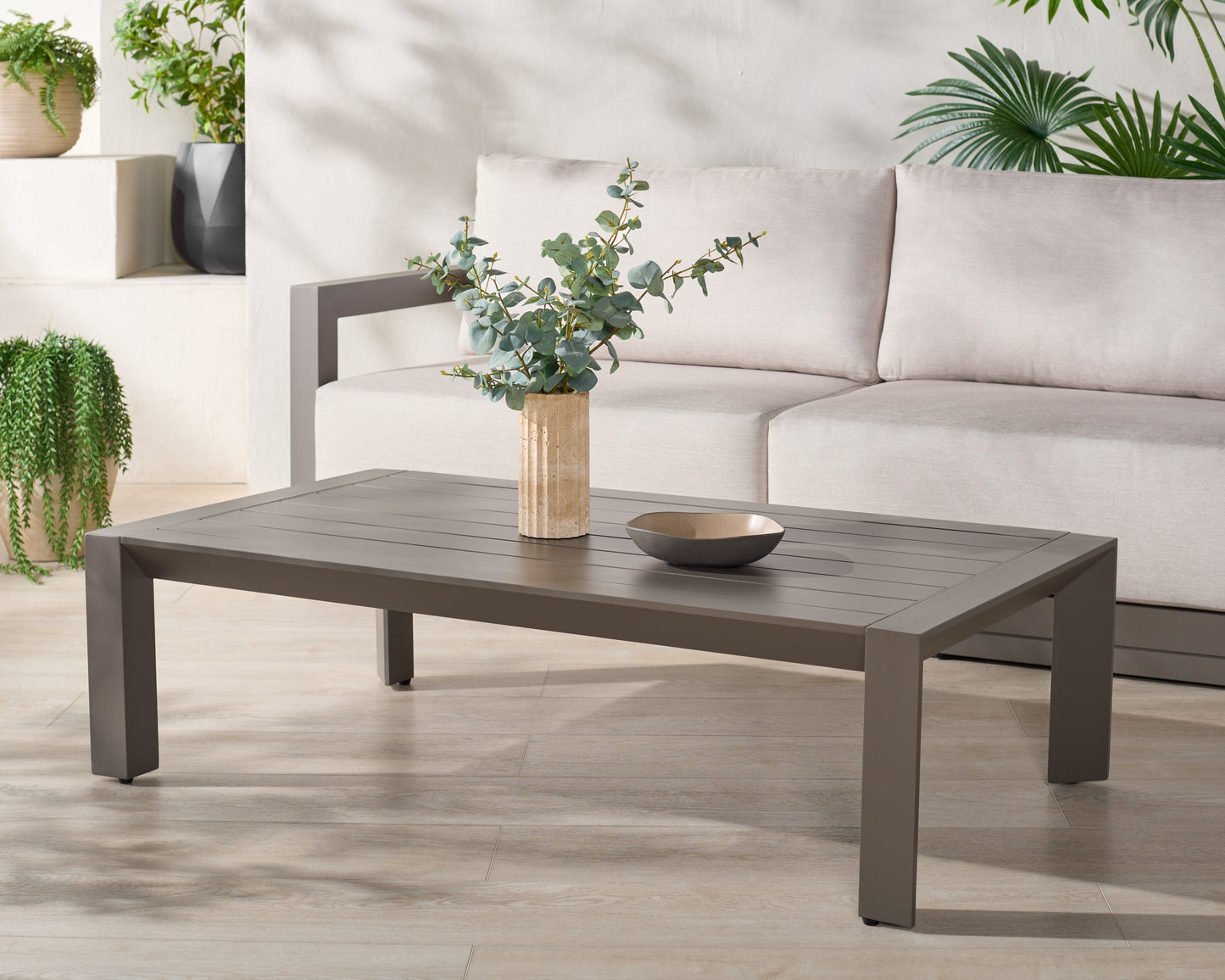 Donaldo Aluminum Outdoor Coffee Table