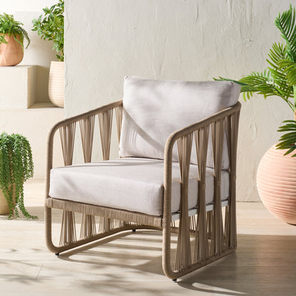Franklyn Rope And Aluminum Patio Chair