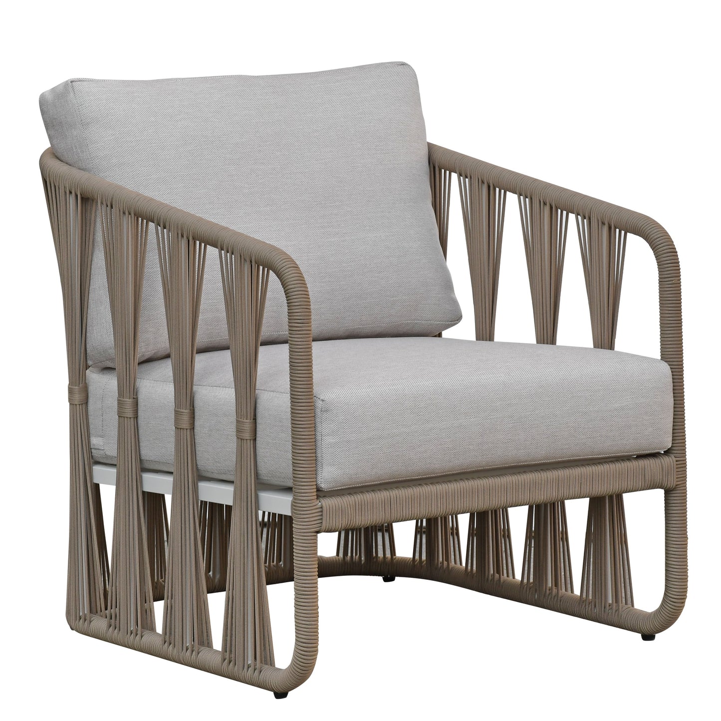 Franklyn Rope And Aluminum Patio Chair
