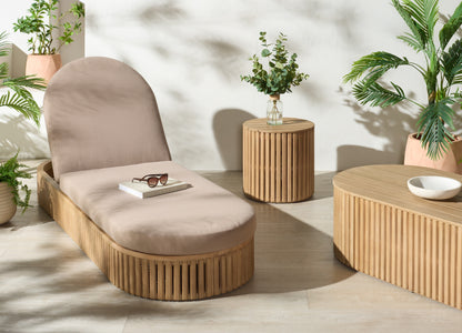 Arielle Eucalyptus Wood Accent Table