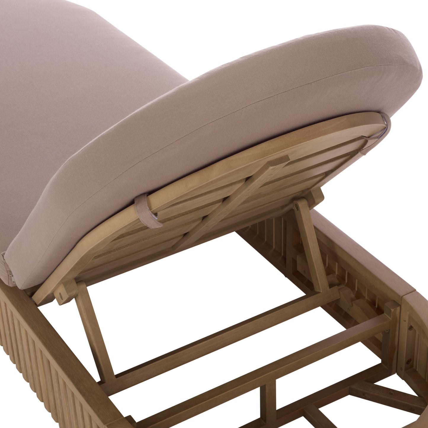 Arielle Eucalyptus Wood Sun Lounger