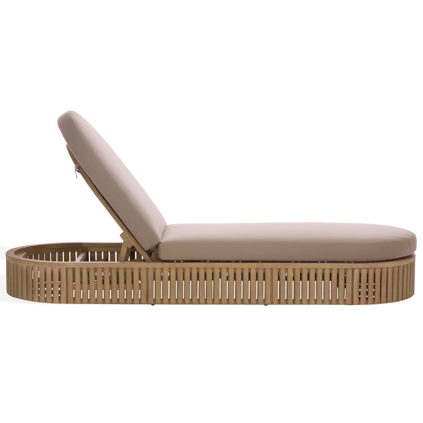 Arielle Eucalyptus Wood Sun Lounger