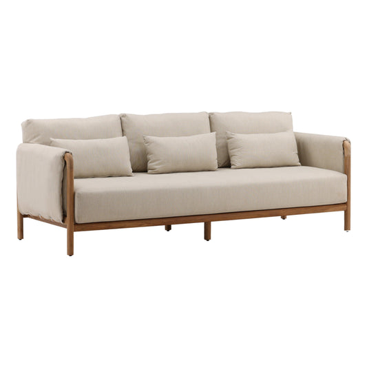 Milbert Outdoor Sofa Beige