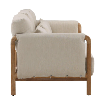Milbert Outdoor Sofa Beige